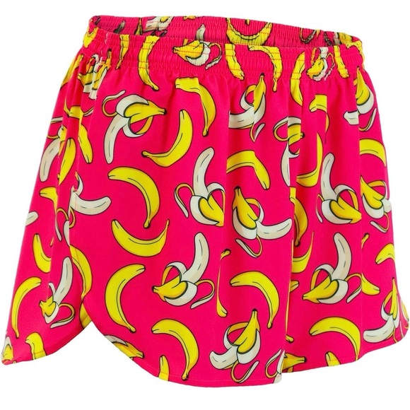 Boa Other - Boa Men's Printed 1" Elite Split Shorts Running Athletic Gone Bananas size small